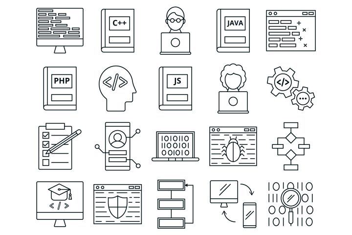Programmers Vector Free Icon Set