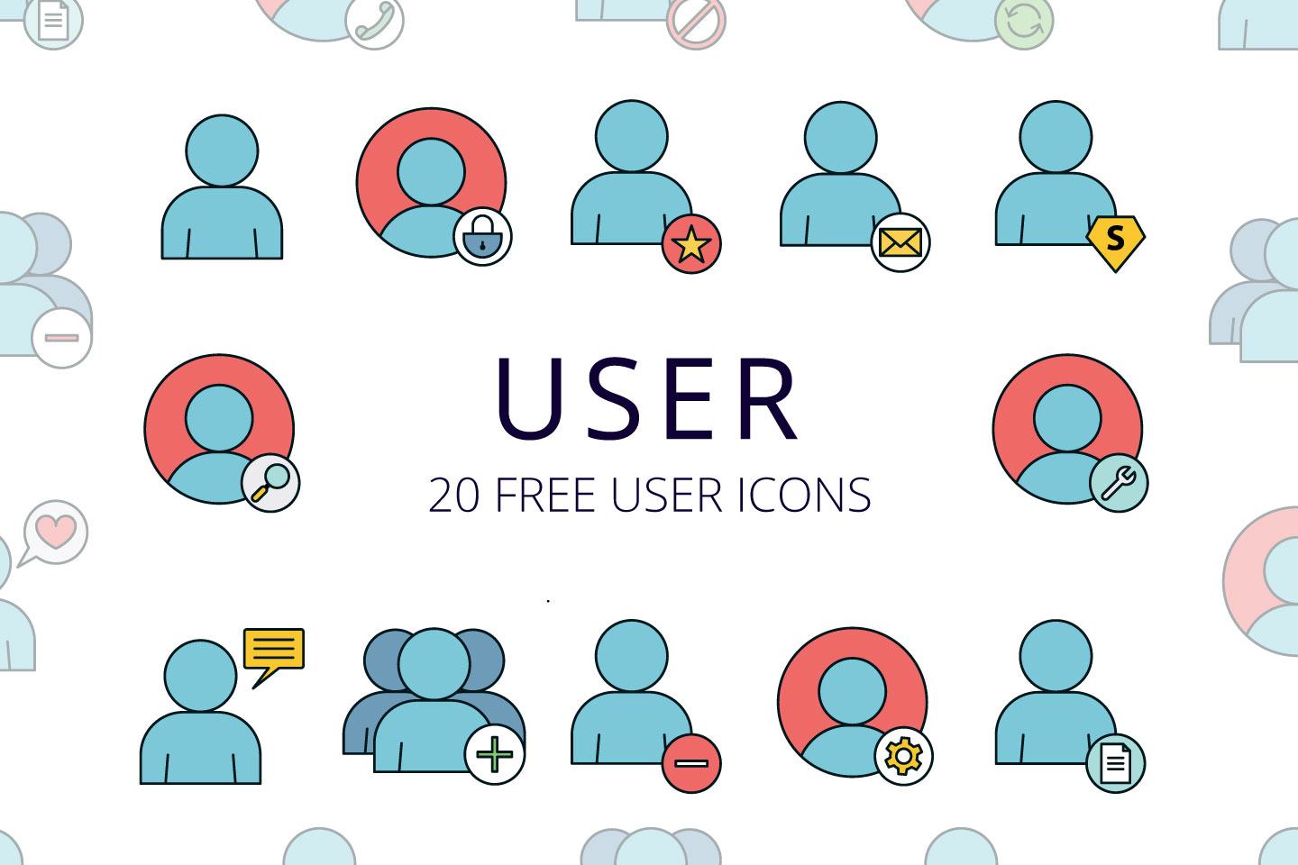 User Vector Free Icon Set - GraphicSurf.com