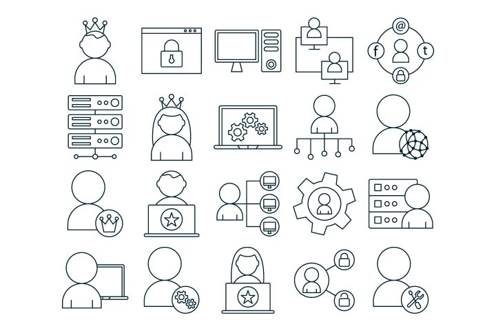 Admin Vector Free Icon Set