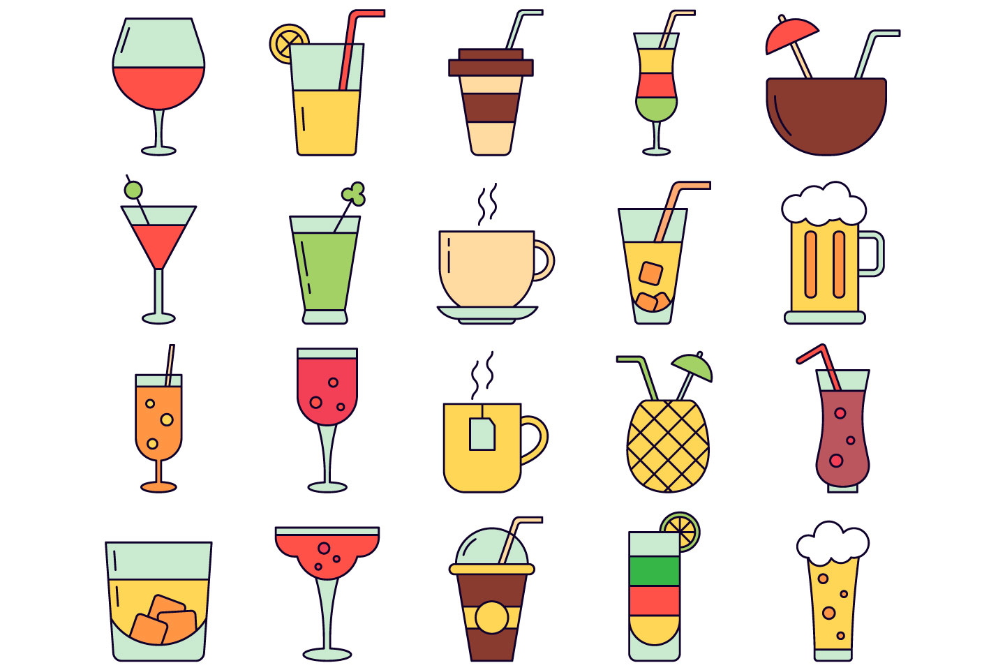 Drink Icon Vector Download Free Drink Icons In PNG SVG