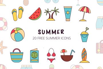 Summer Vector Free Icon Set