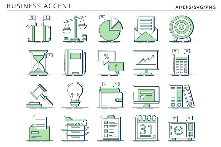 20 Best Free Business Vector Icons