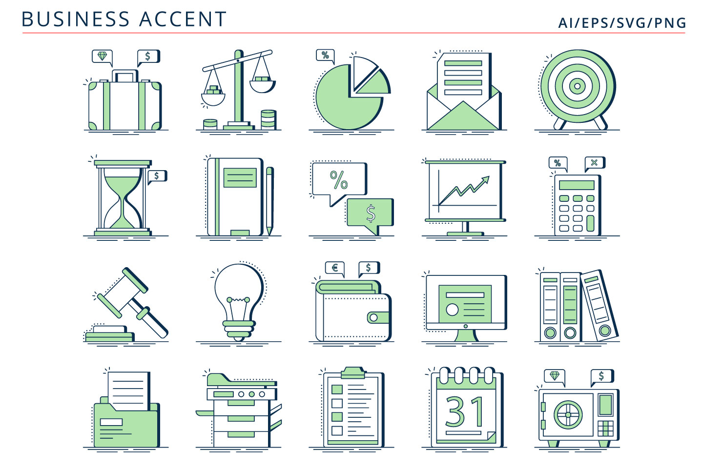20 Best Free Business Vector Icons GraphicSurf