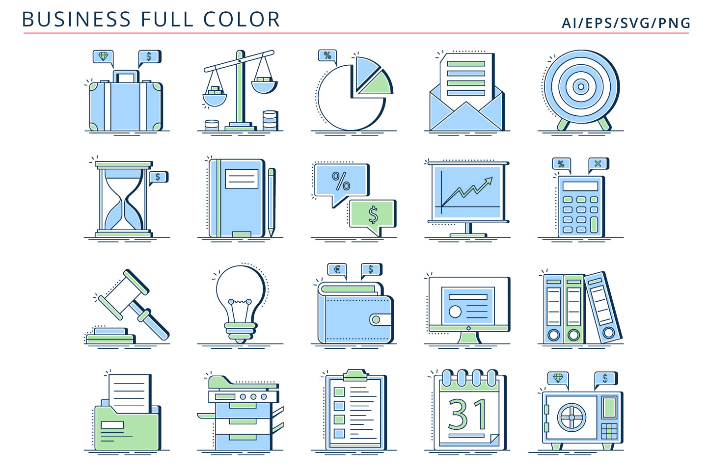 20 Best Free Business Vector Icons GraphicSurf