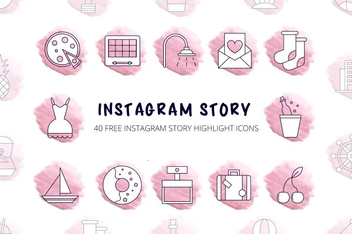40 Free Instagram Story Highlight Icons