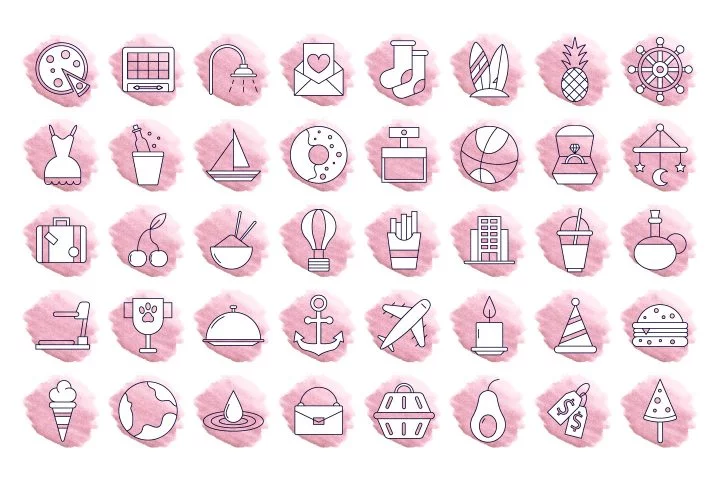 40 Free Instagram Story Highlight Icons