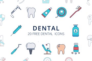 Dental Vector Free Icon Set
