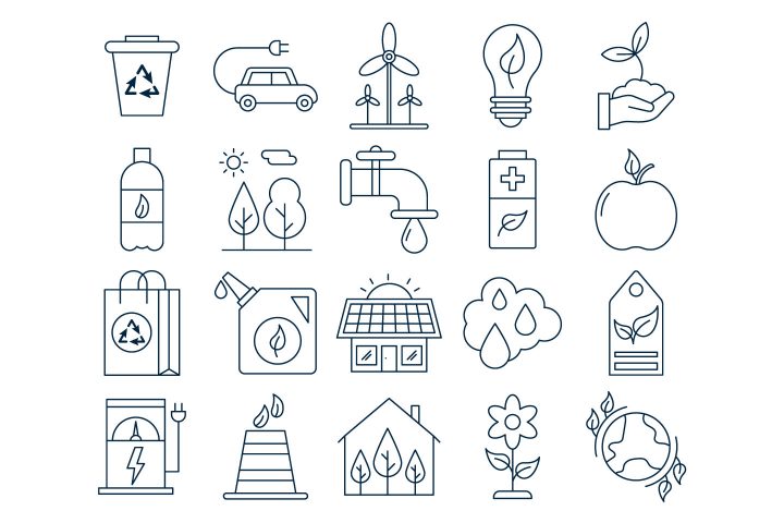 Ecology Vector Free Icon Set