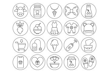 symbol instagram highlight icons for business