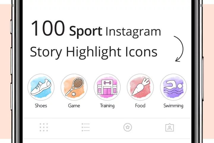 100 Sport Instagram Story Highlight Icons