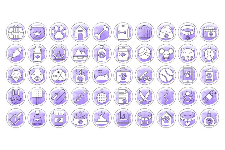 50 Pet Instagram Story Highlight Icons