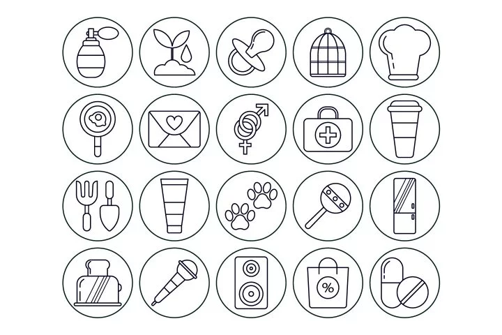 20 Free Icons for Instagram Stories