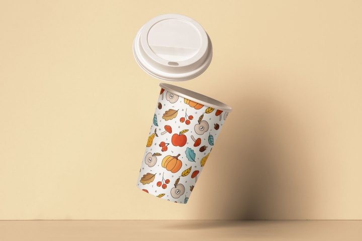Hello Autumn Vector Free Seamless Pattern