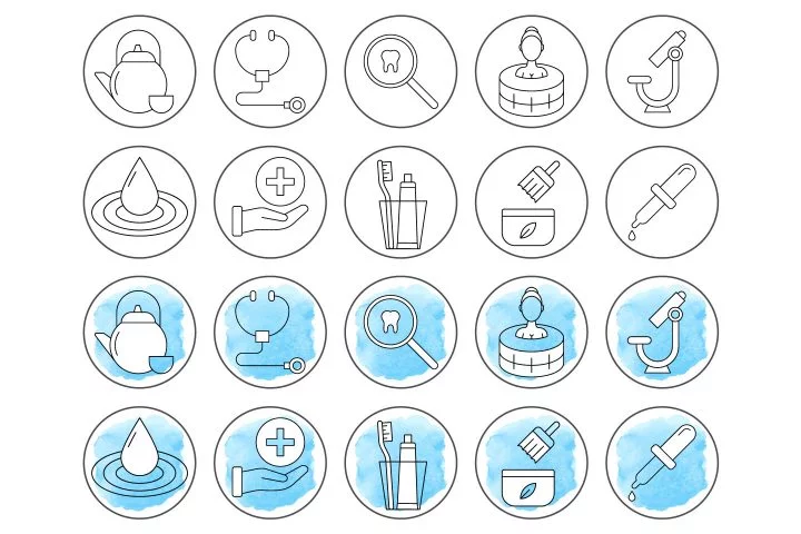 10 Free Health Instagram Story Highlight Icons