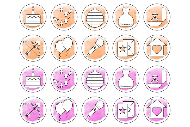 10 Free Holiday Instagram Story Highlight Icons