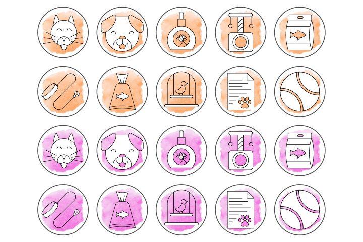10 Free Pet Instagram Story Highlight Icons