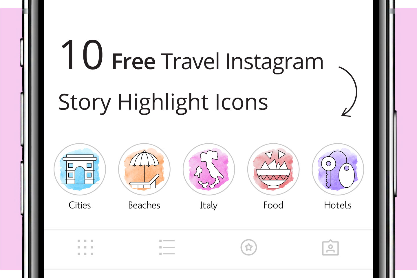 travel icons instagram
