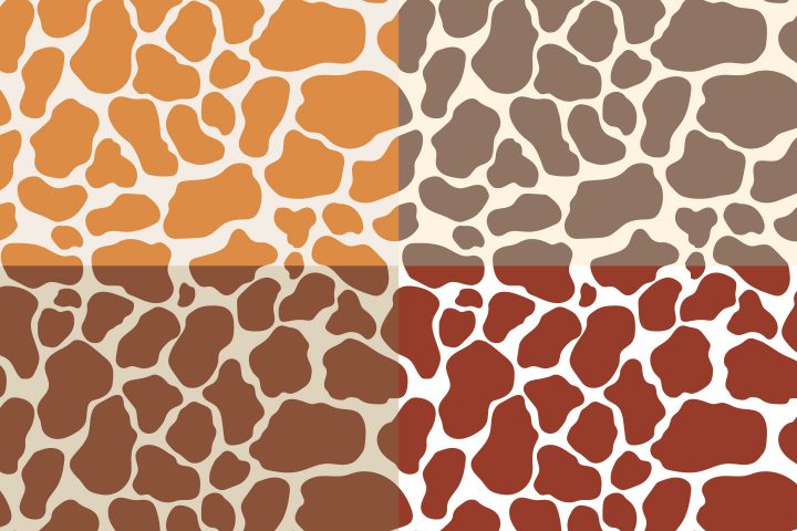 Giraffe Skin Vector Free Seamless Pattern