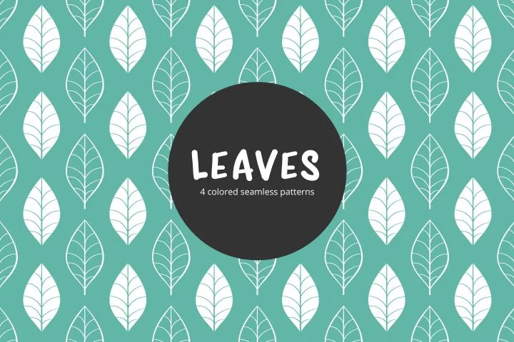 Leaves Vector Free Seamless Pattern