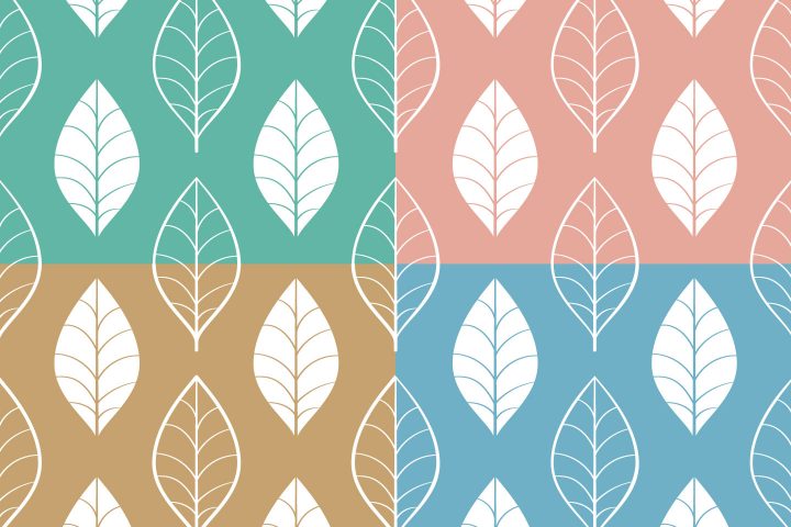 Leaves Vector Free Seamless Pattern