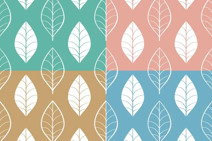 Leaves Vector Free Seamless Pattern