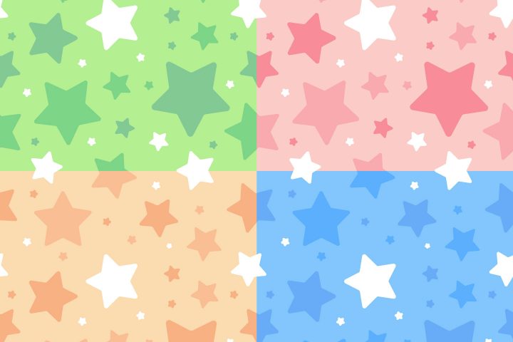 Stars Vector Free Seamless Pattern