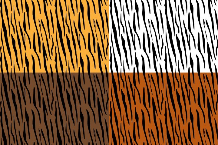 Tiger Skin Vector Free Seamless Pattern