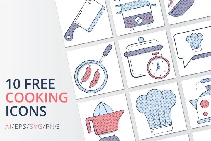 10 Free Cooking Icon