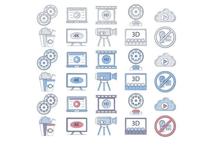 10 Free Movie Icon