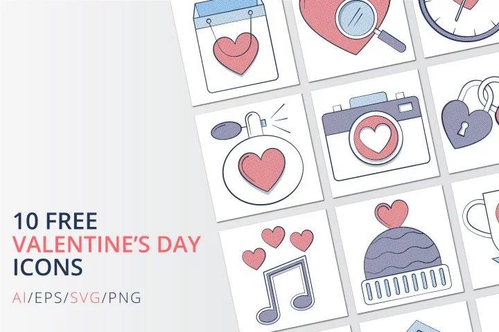 10 Free Valentine’s Day Icon