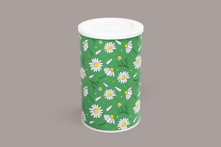 Chamomile Vector Free Pattern