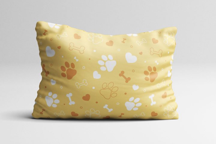 Dog Paws Vector Free Seamless Pattern