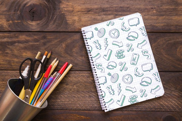 Hand Drawn Business Vector Seamless Pattern
