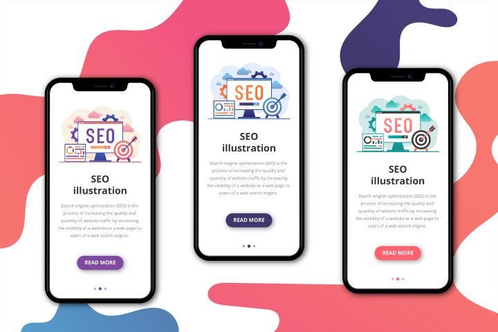 SEO Vector Free Illustration