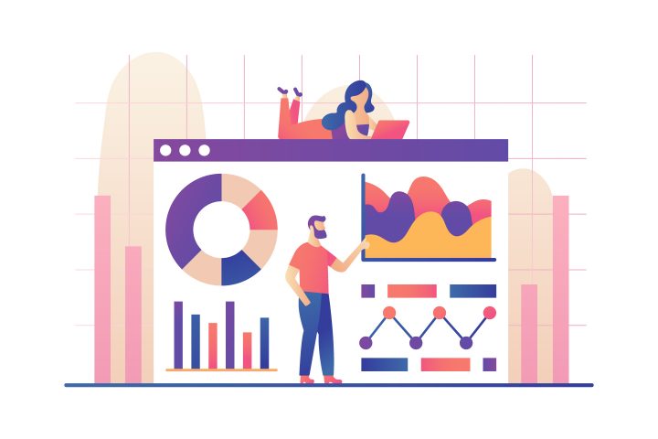 Data Analysis Vector Illustration