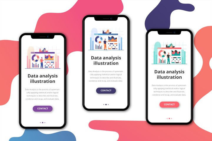 Data Analysis Vector Illustration