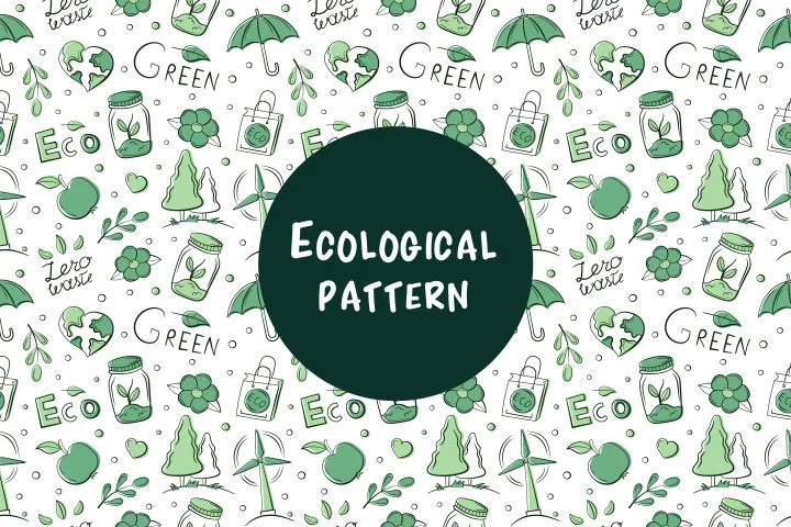 Ecological Pattern Vector Design