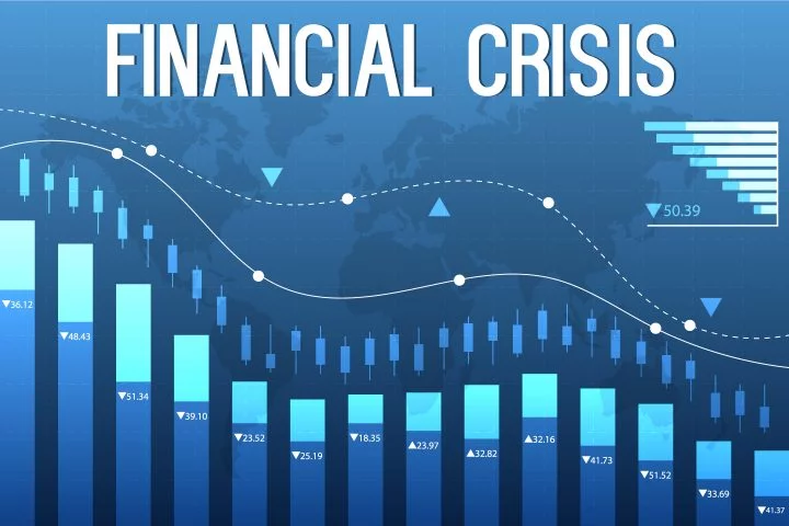 Financial Crisis Vector Design