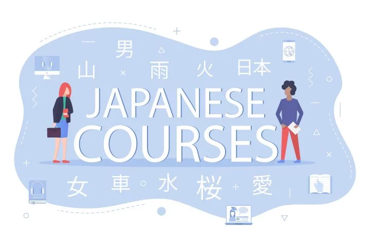Japanese Courses Vector Design