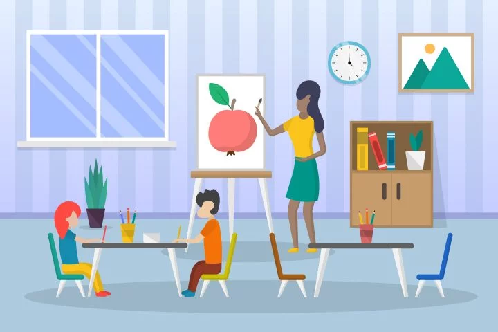 Kids Learn to Draw Illustration