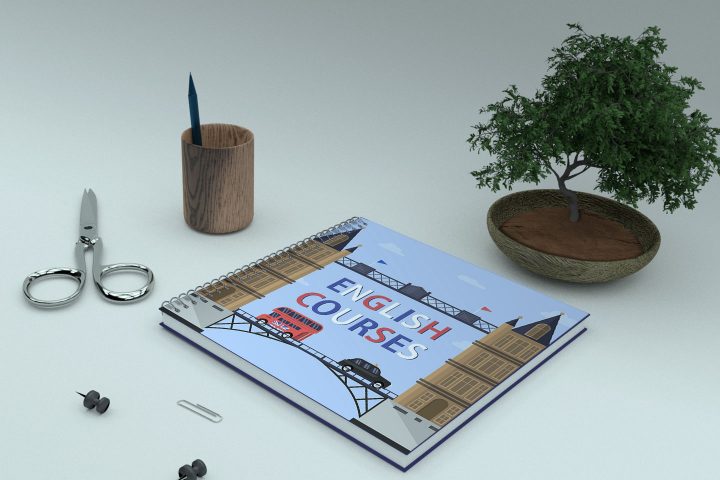 Learning English in London Illustration
