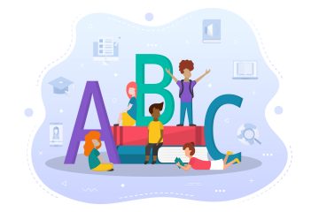 Learning Kids Concept Illustration