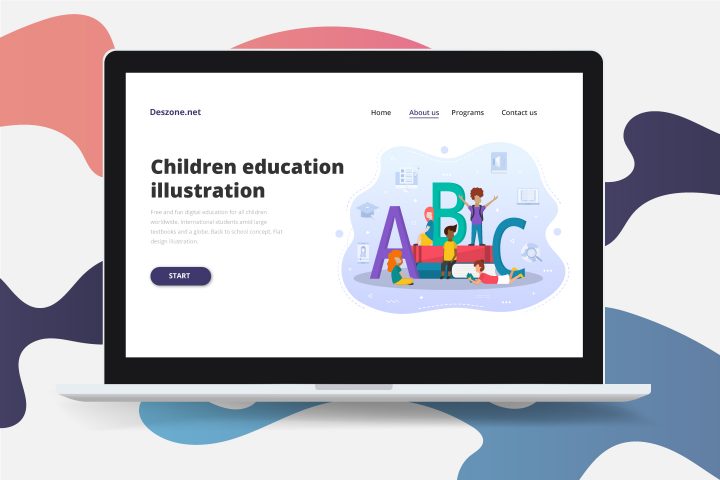 Learning Kids Concept Illustration