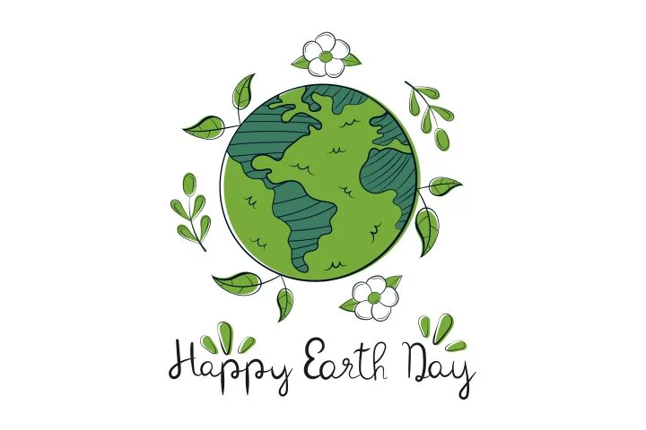 Lettering Happy Earth Day