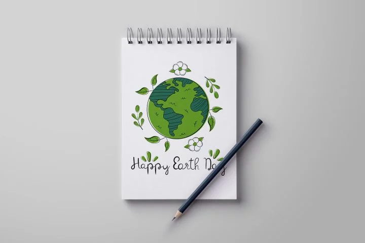Lettering Happy Earth Day