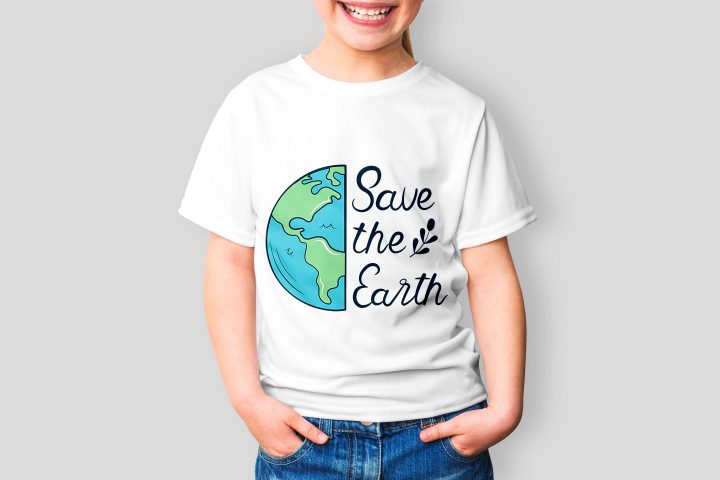 Lettering Save the Earth