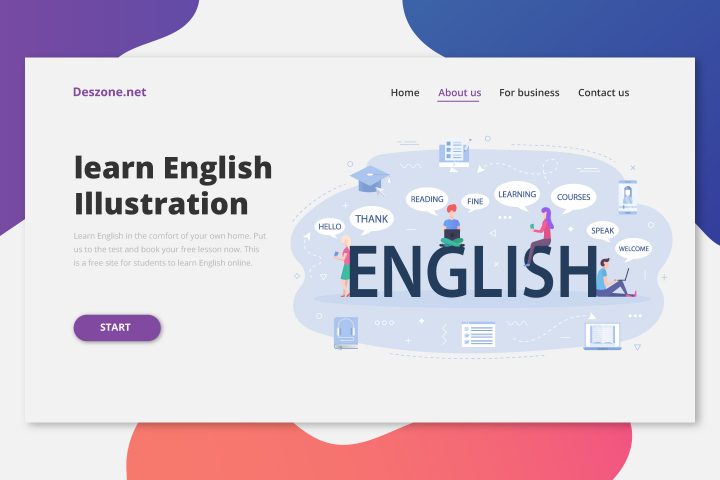 Letters Word English Concept