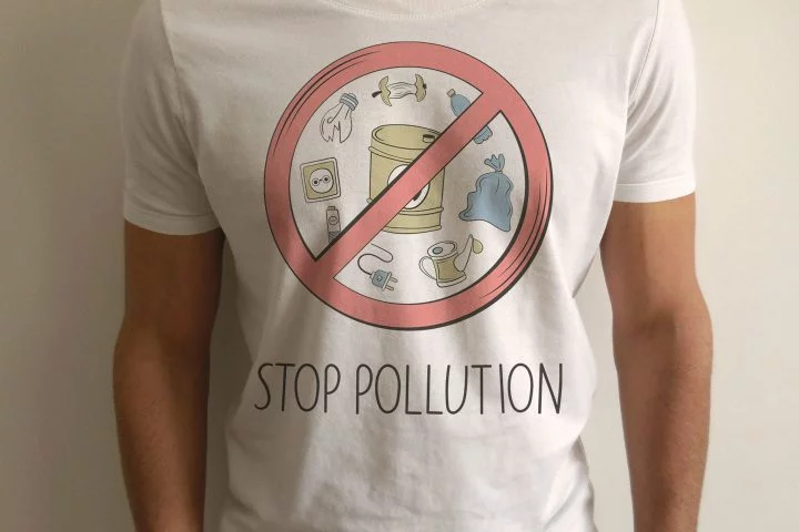 Vector Illustration of Stop Pollution