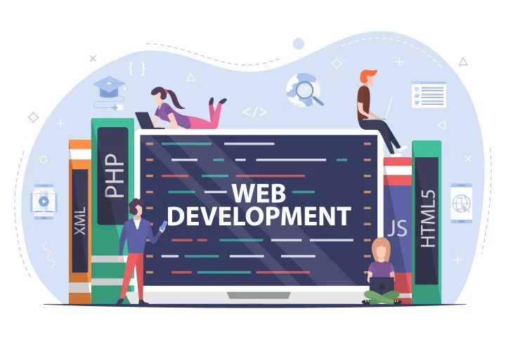 Web Development Courses Free Vector Design