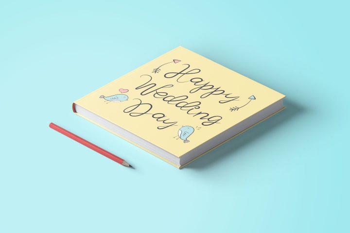 Wedding Lettering for the Design of Invitations Books Websites Concept